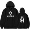 Kpop ASTRO STAR Group Printed Hoodies Moletom Harajuku Sweatshirt Casual Pullover Hoodie Streetwear Jacket Men Women - Astro Kpop Shop